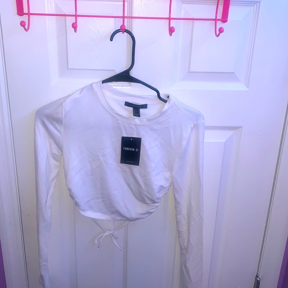 White Crop Top